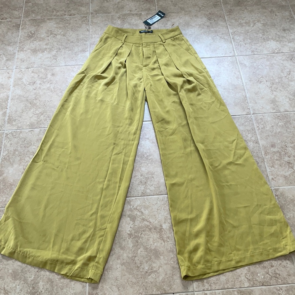 Nasty Gal wide leg business pants